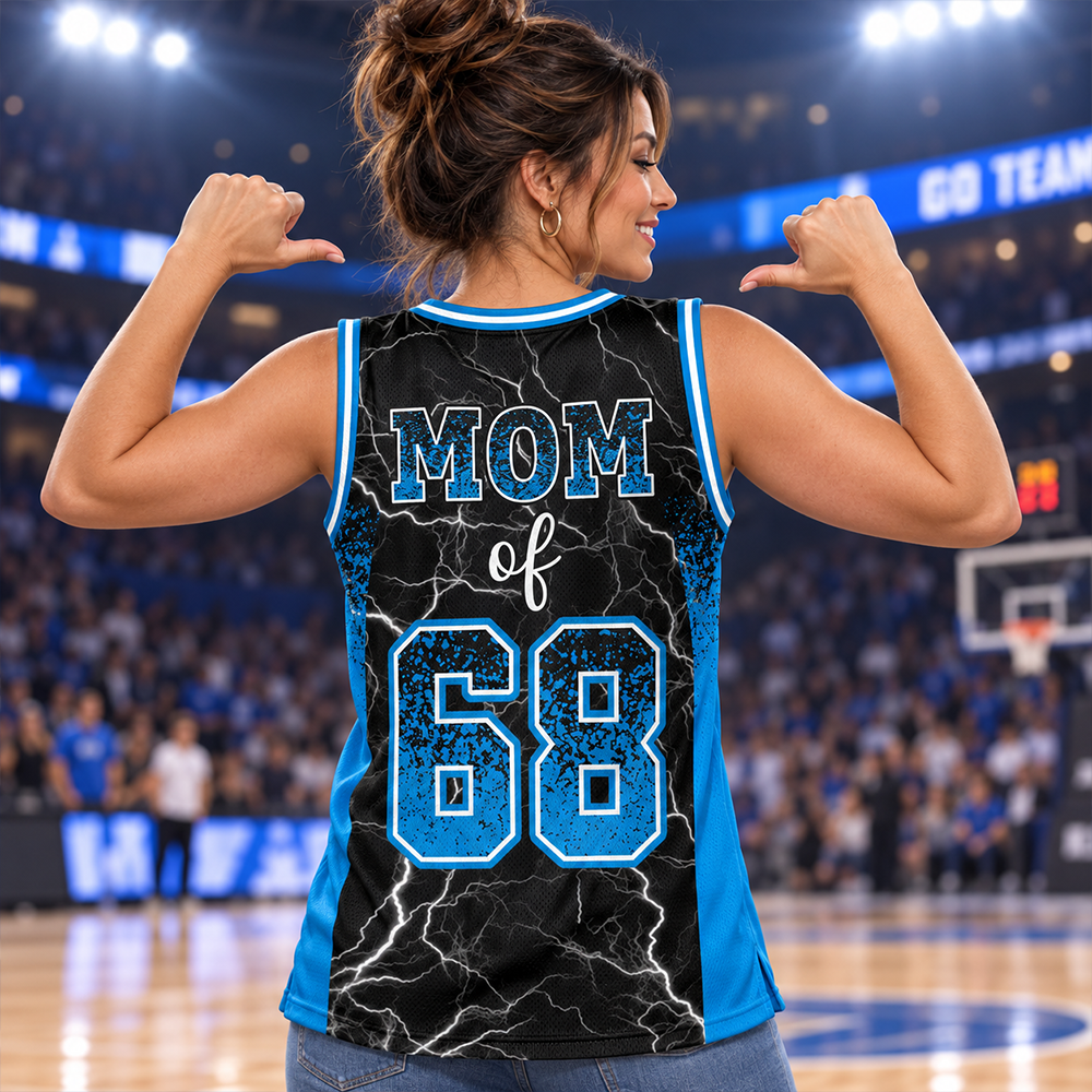 Custom I Will Always Be Your Biggest Fan Basketball Jersey, Photo Basketball Player , Gift For Basketball Mom L0411 Hv01