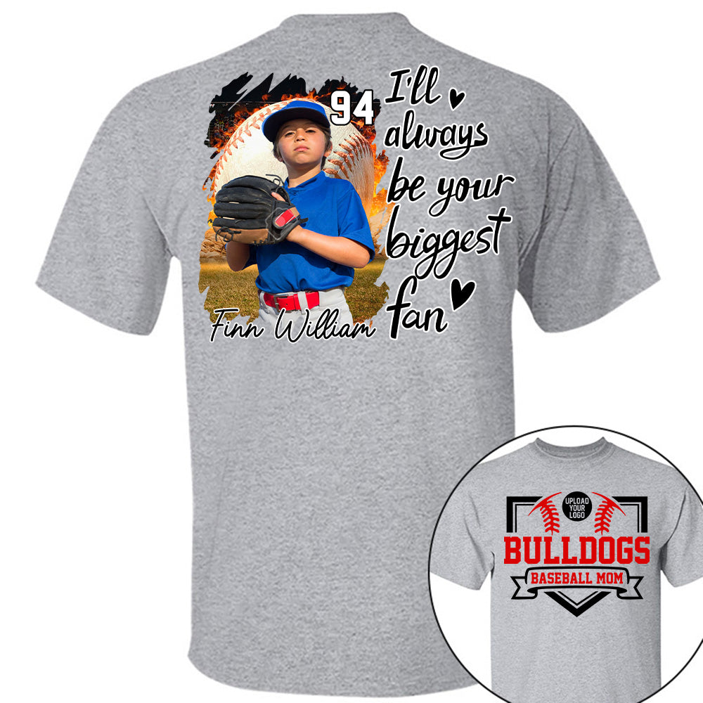 Custom Photo Baseball Game Day Baseball Shirt Gift For Baseball Lovers - Personalized Gift For Baseball Mom Tu24