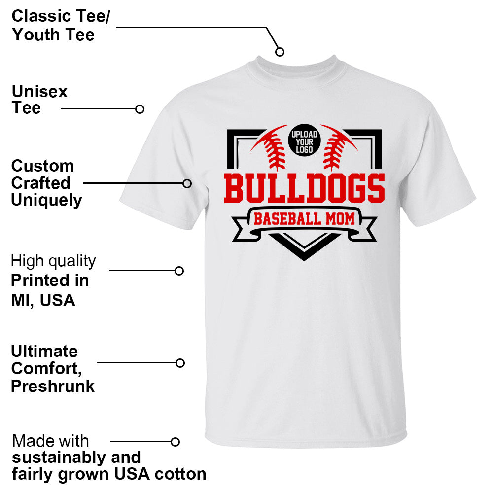 Custom Photo Baseball Game Day Baseball Shirt Gift For Baseball Lovers - Personalized Gift For Baseball Mom Tu24