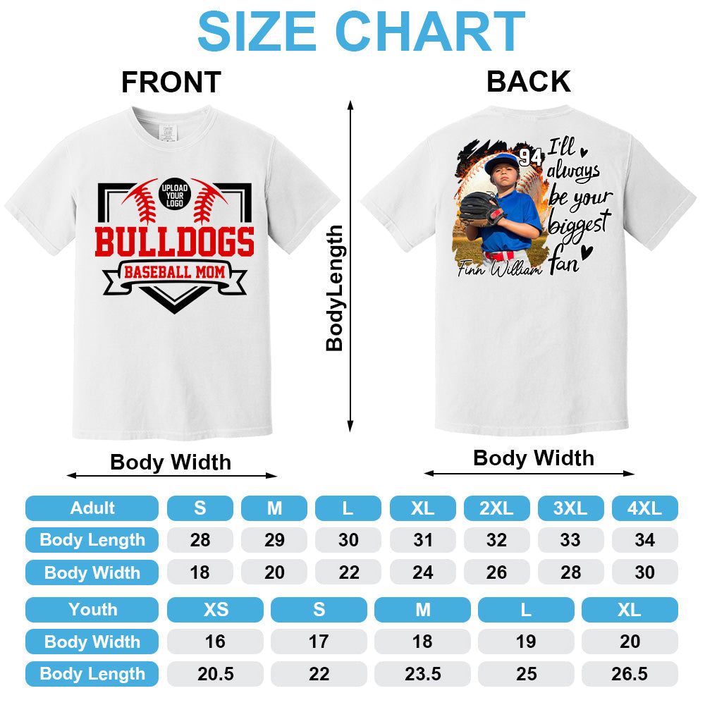 Custom Photo Baseball Game Day Baseball Shirt Gift For Baseball Lovers - Personalized Gift For Baseball Mom Tu24