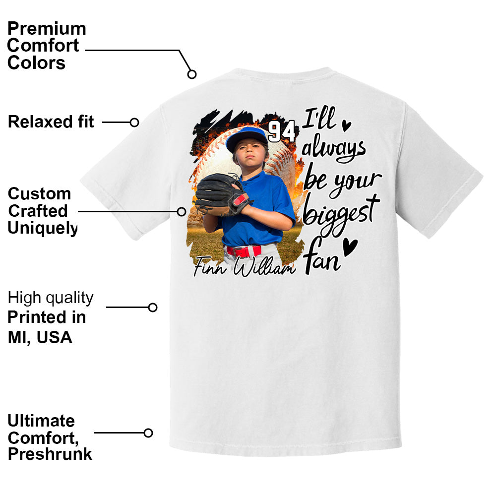 Custom Photo Baseball Game Day Baseball Shirt Gift For Baseball Lovers - Personalized Gift For Baseball Mom Tu24