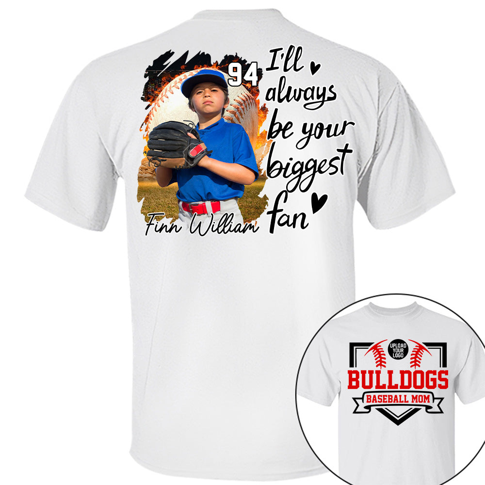 Custom Photo Baseball Game Day Baseball Shirt Gift For Baseball Lovers - Personalized Gift For Baseball Mom Tu24