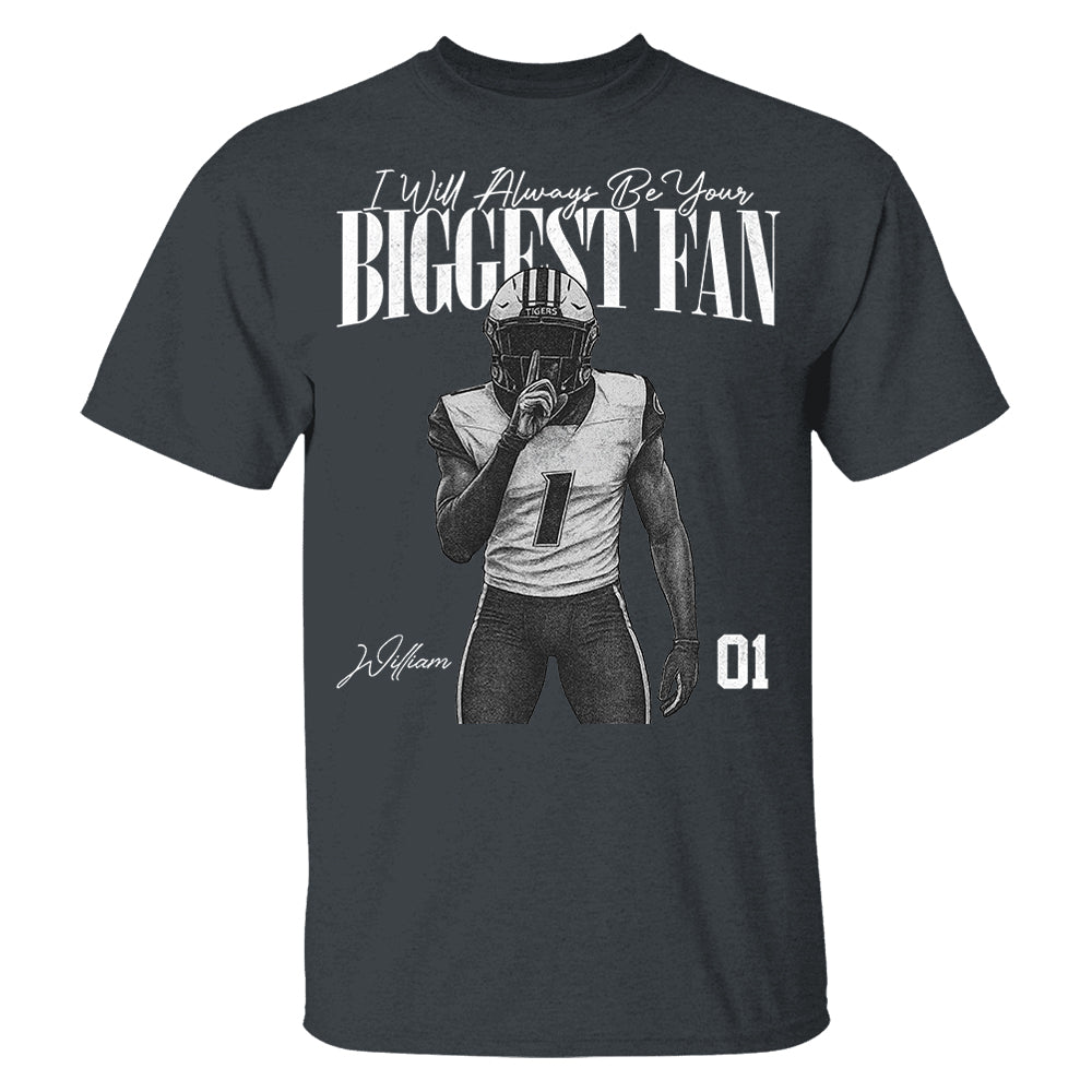 I'll Always Be Your Biggest Fan - Washed Tee Retro Bootleg Shirt For Football Players NA04 Pt99