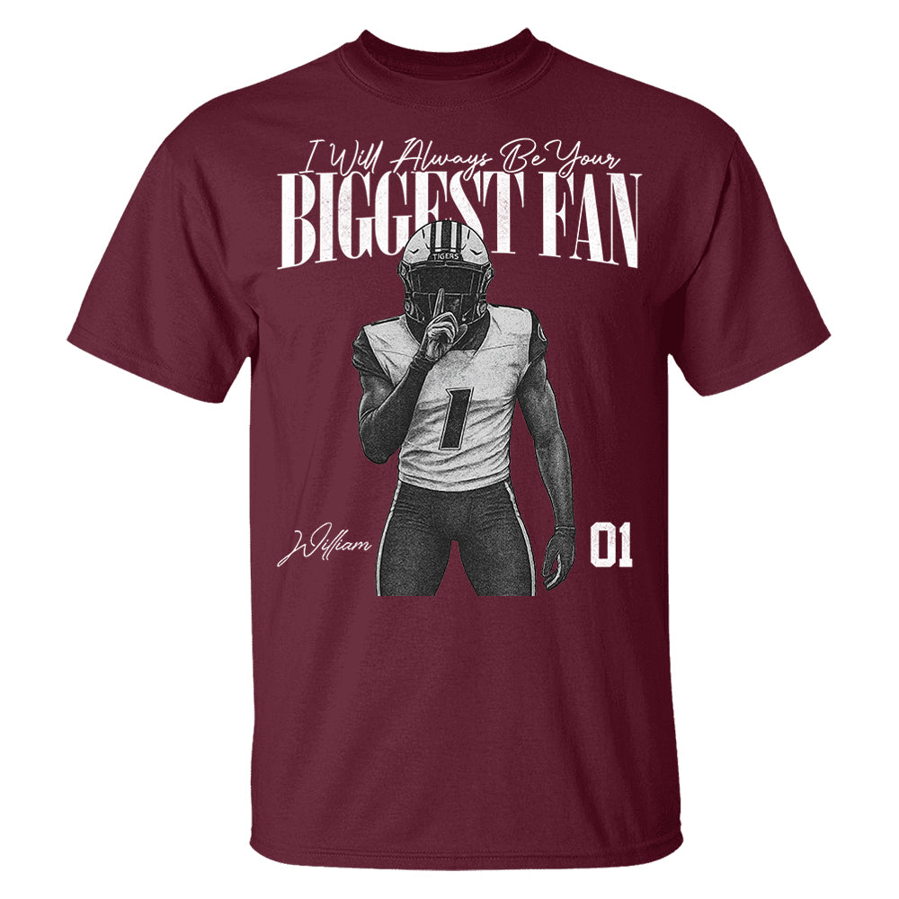 I'll Always Be Your Biggest Fan - Washed Tee Retro Bootleg Shirt For Football Players NA04 Pt99