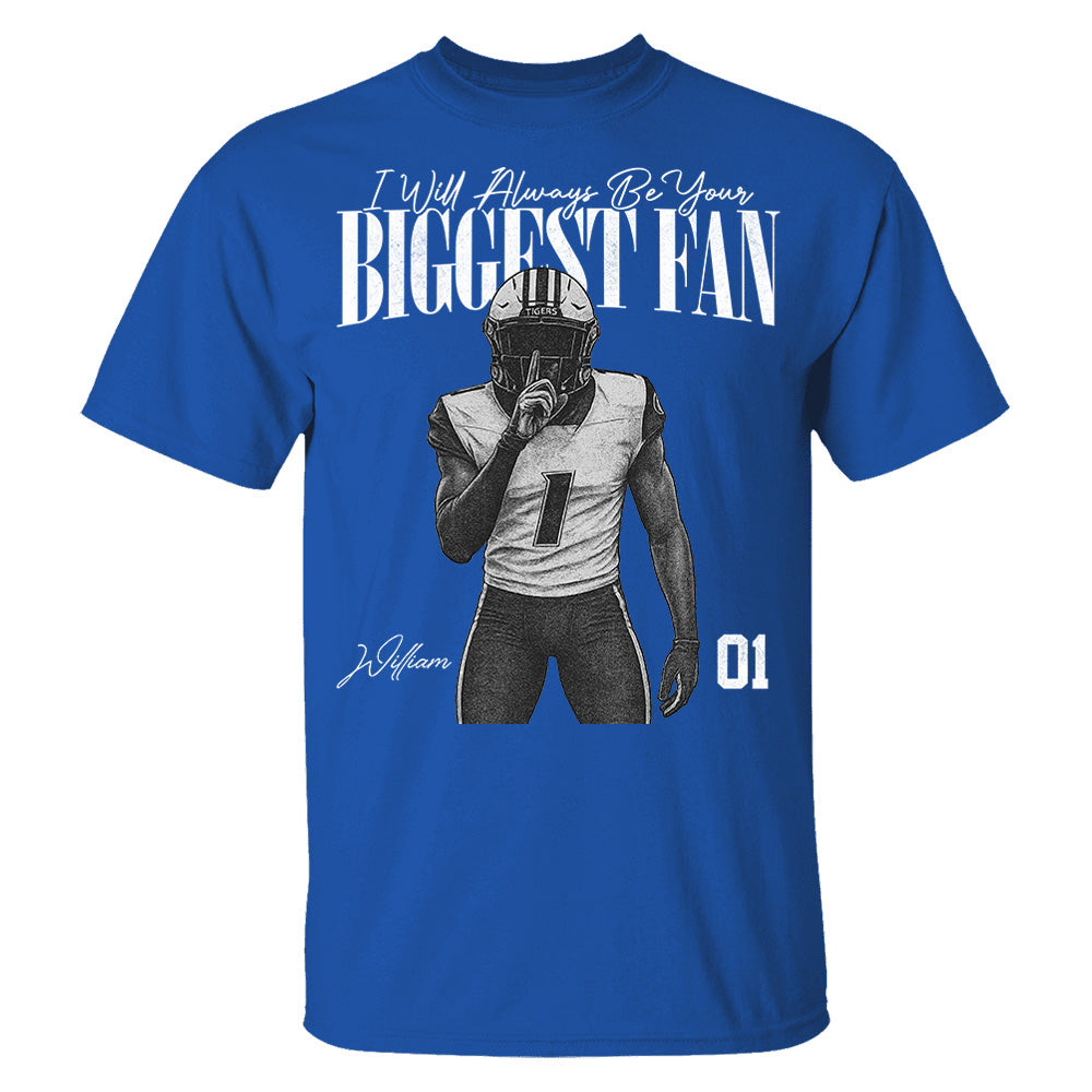 I'll Always Be Your Biggest Fan - Washed Tee Retro Bootleg Shirt For Football Players NA04 Pt99