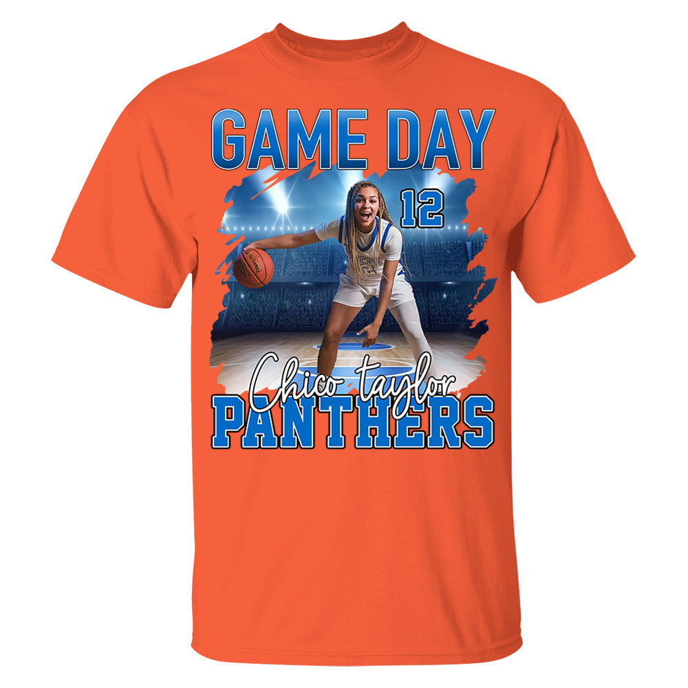 Custom Photo Basketball GameDay - Personalized Shirt Custom Team Name - NV01