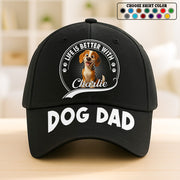 This Human Belongs To – Custom Dog Dad c, Personalized Hat with Your Dog & Name Tu24 Hv01