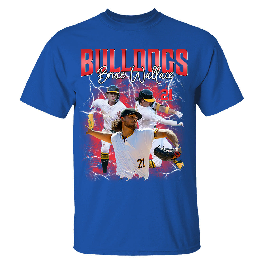 Custom Baseball Player Photo With Unique Style Bootleg Shirt - Perfect Shirt For Baseball Lovers