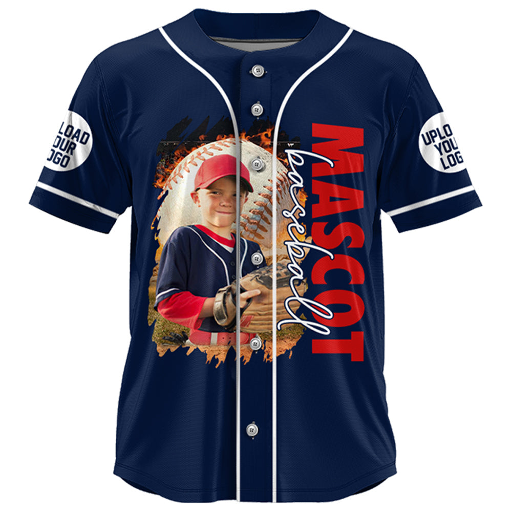 Custom Photo Baseball Game Day Baseball Jersey Gift For Baseball Lovers - Personalized Gift For Baseball Player Tu20