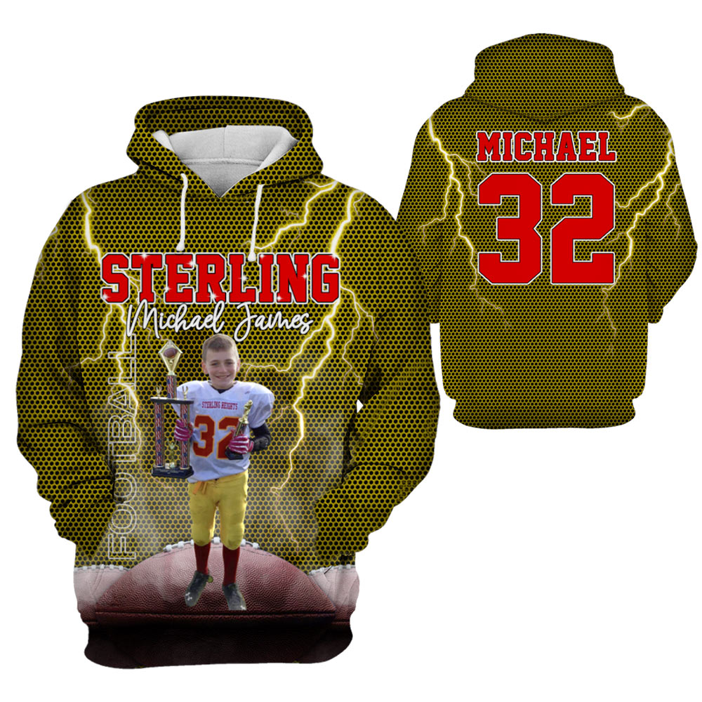 Custom Photo Name Number Player All Over Print Shirt Gift For Football Football Lovers K1702