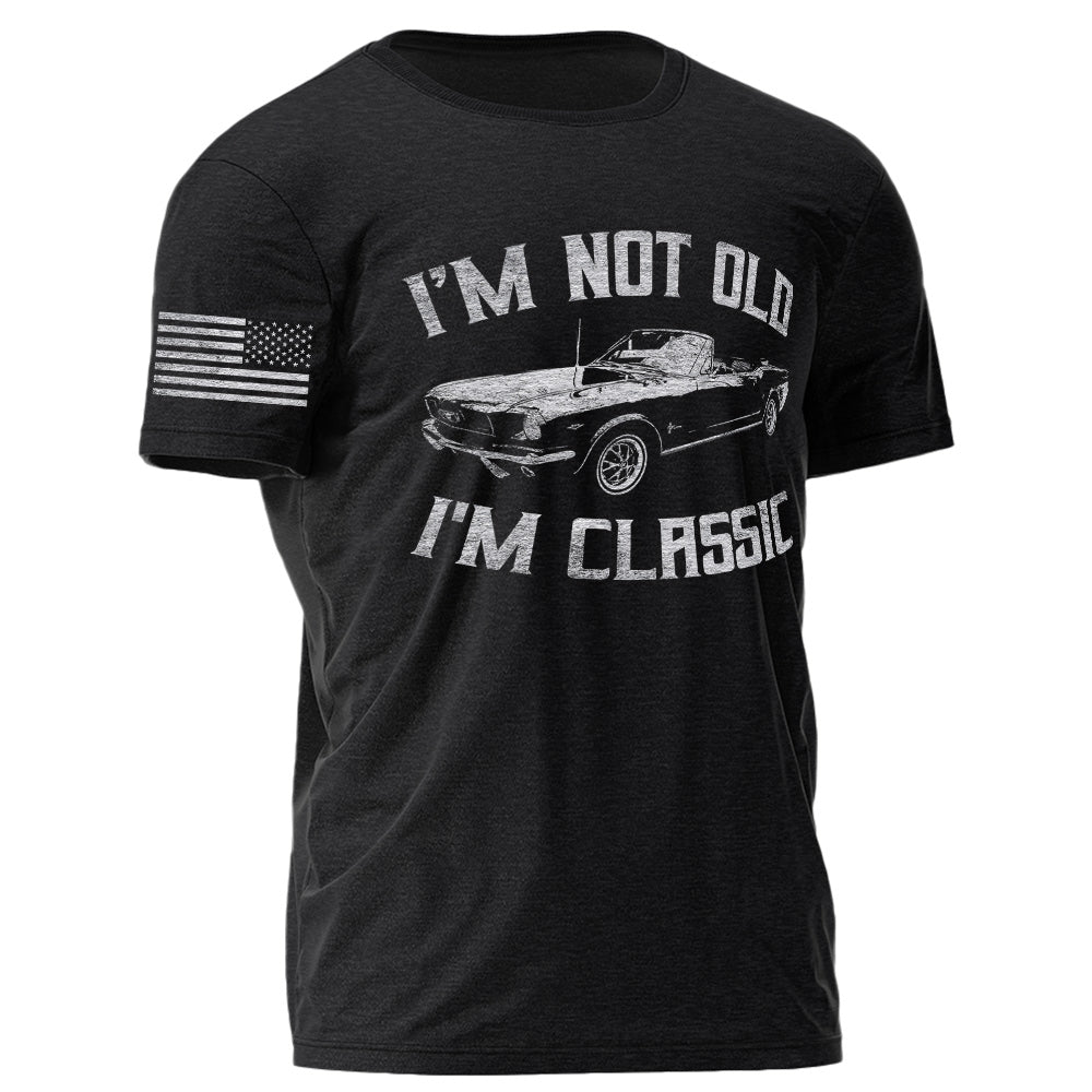 I'm Not Old I'm Classic, Custom Vintage-Style Car Photo A2110 Do99