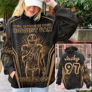 I Will Always Be Your Biggest fan Persionalized Custom Bleach Style Football Player Football Shirt Gift For Football Family Tu24 Pt99