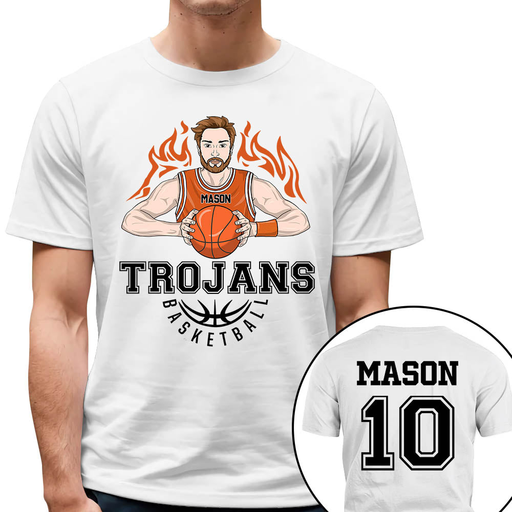 Personalized Basketball Custom Team Name Name And Number Basketball Player Shirt For Basketball Lovers