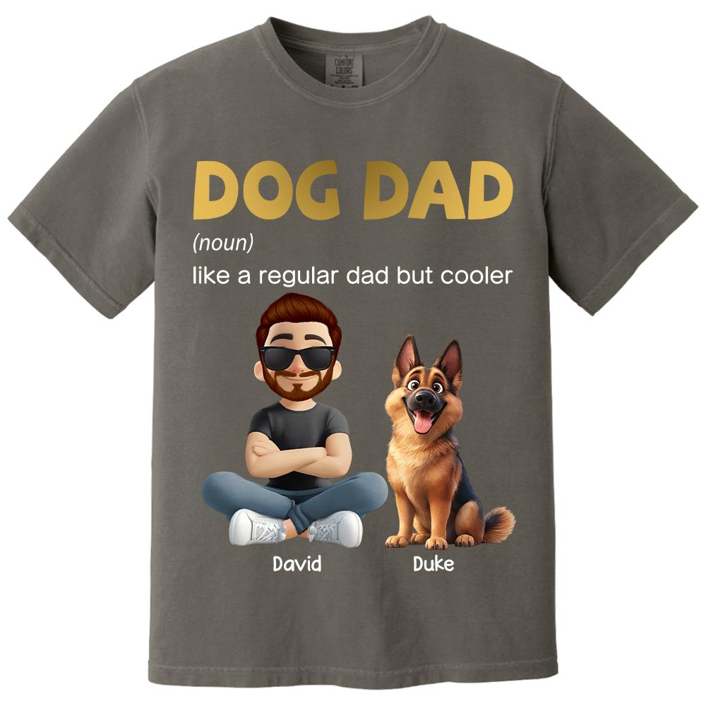 Dog Dad Personalized Shirt – Unique Gift for Dog Lovers & Fathers Tu24 Hv01