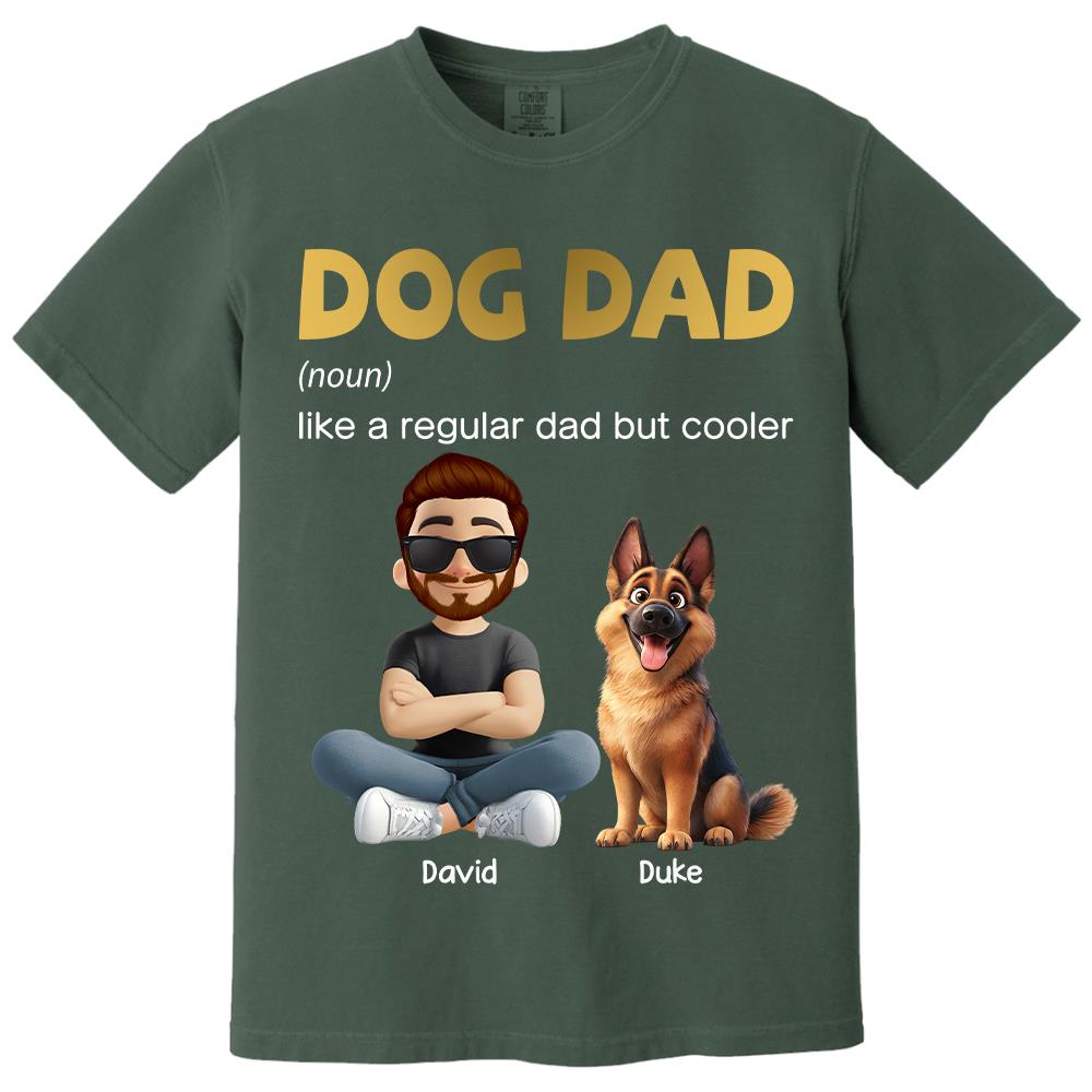 Dog Dad Personalized Shirt – Unique Gift for Dog Lovers & Fathers Tu24 Hv01