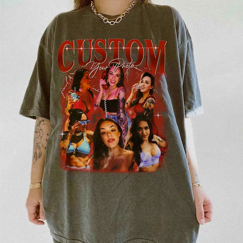 Custom Bootleg Rap Tee, Custom Photo - Vintage Graphic 90s T-shirt, Custom Photo Shirt, Custom Your Own Bootleg Idea Here, Insert Your Design