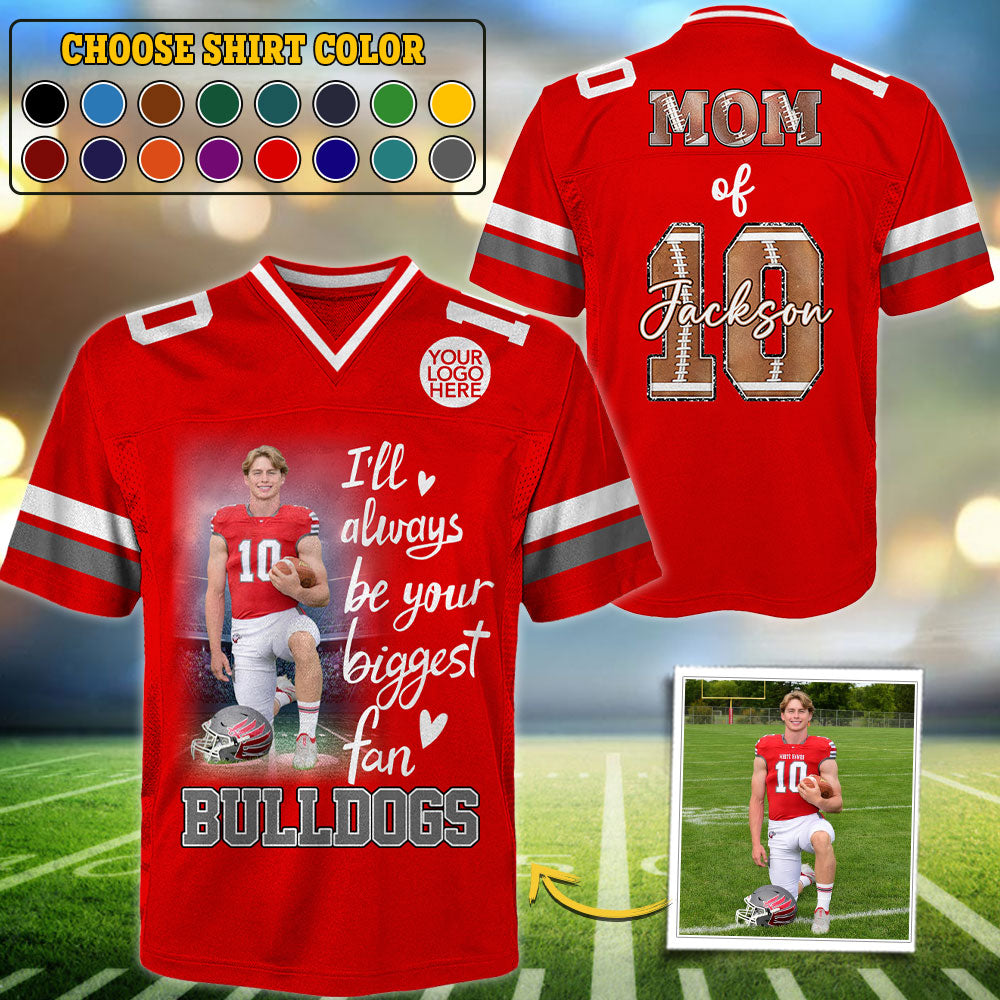 Custom Photo Football Game Day Football Jersey Personalized Gift For Football Player Tu24