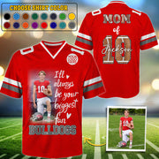 Custom Photo Football Game Day Football Jersey Personalized Gift For Football Player Tu24
