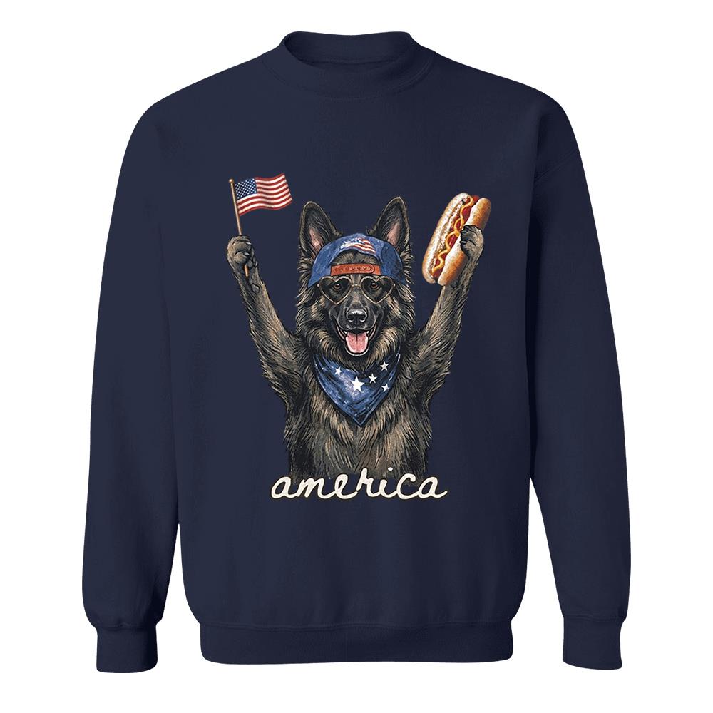 Personalized Dog Cat Photo T-Shirt – Patriotic USA Gift Shirt