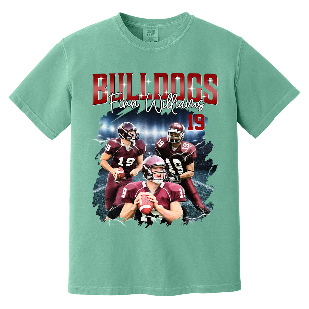 Custom Football Player Photo With Unique Style Bootleg Shirt - Perfect Shirt For Football Lovers