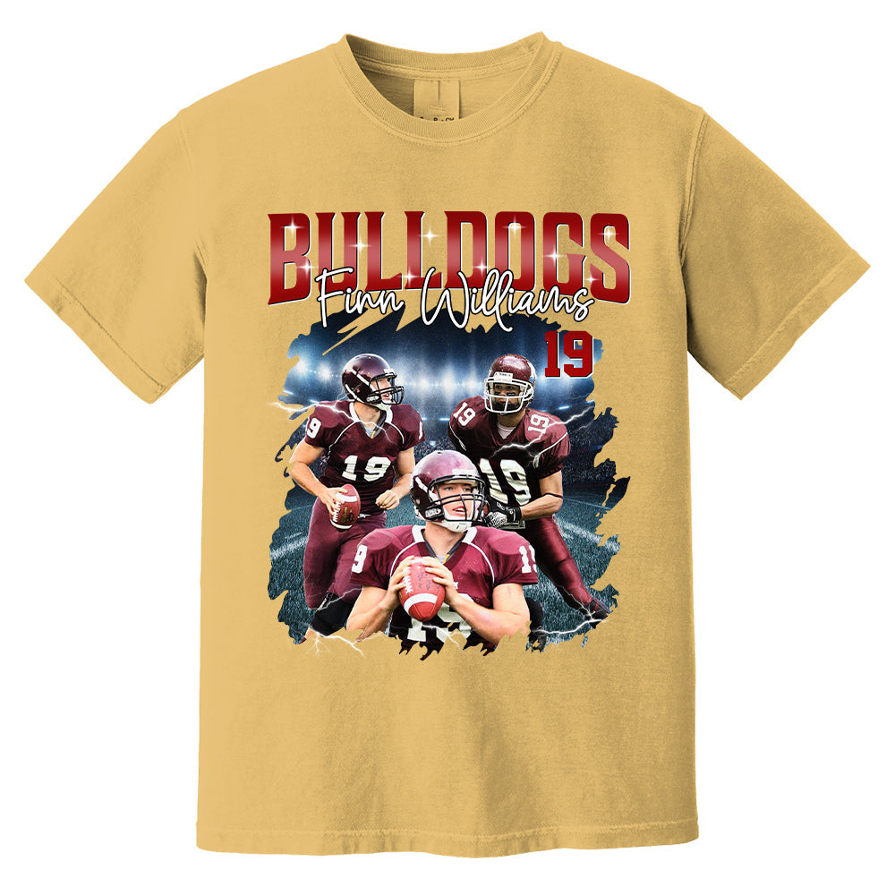 Custom Football Player Photo With Unique Style Bootleg Shirt - Perfect Shirt For Football Lovers