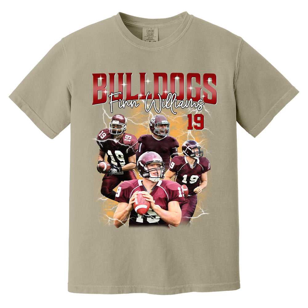 Custom Football Player Photo With Unique Style Bootleg Shirt - Perfect Shirt For Football Lovers