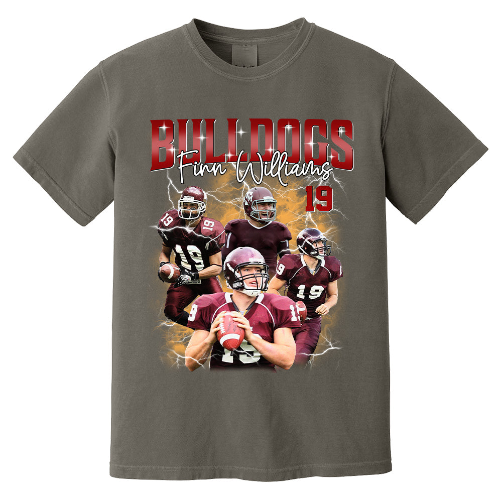Custom Football Player Photo With Unique Style Bootleg Shirt - Perfect Shirt For Football Lovers
