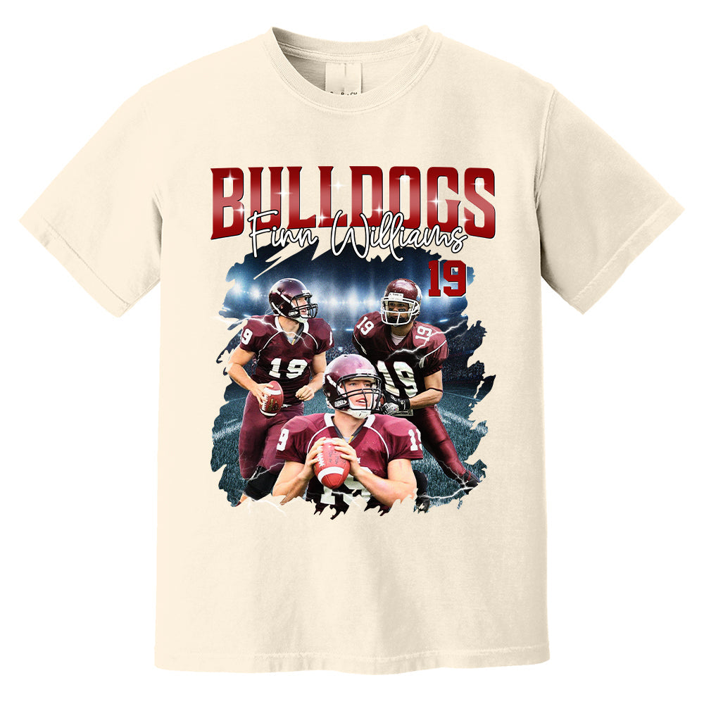 Custom Football Player Photo With Unique Style Bootleg Shirt - Perfect Shirt For Football Lovers