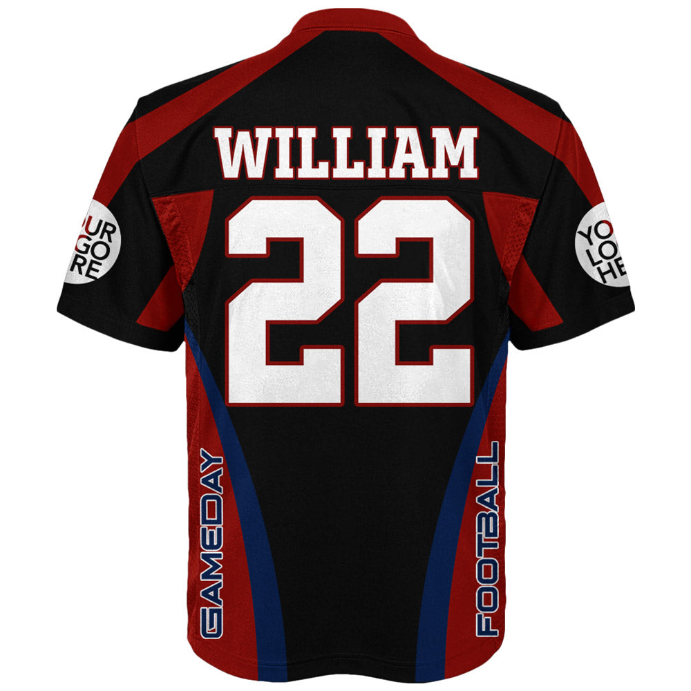I Will Always Be Your Biggest Fan Personalized All Over Print Football Jersey For Football Mom Grandma Sport Family Tu24 Li29