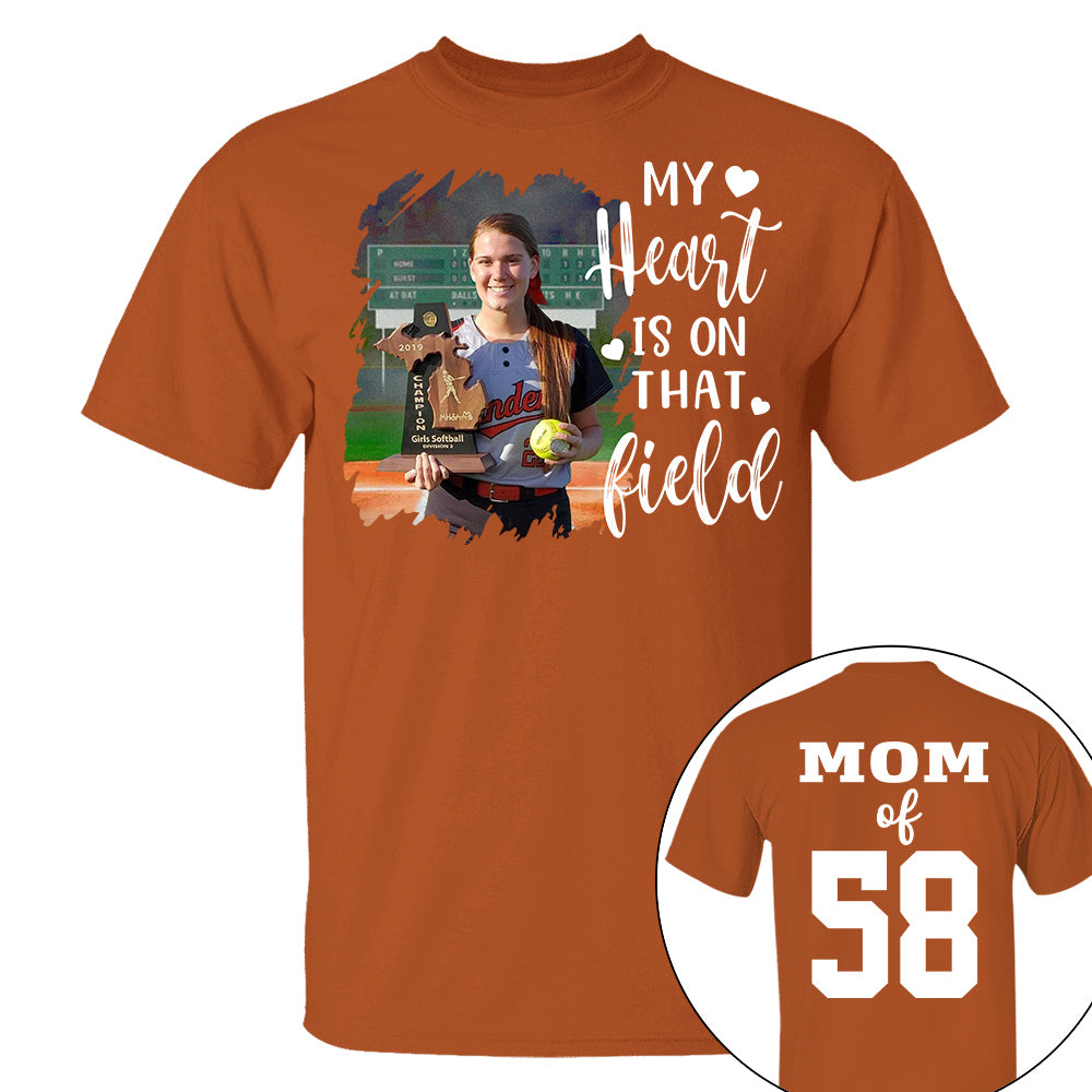 Custom Photo Softball GameDay Shirt Gift For Softball Lovers - Personalized Gift For Softball Player