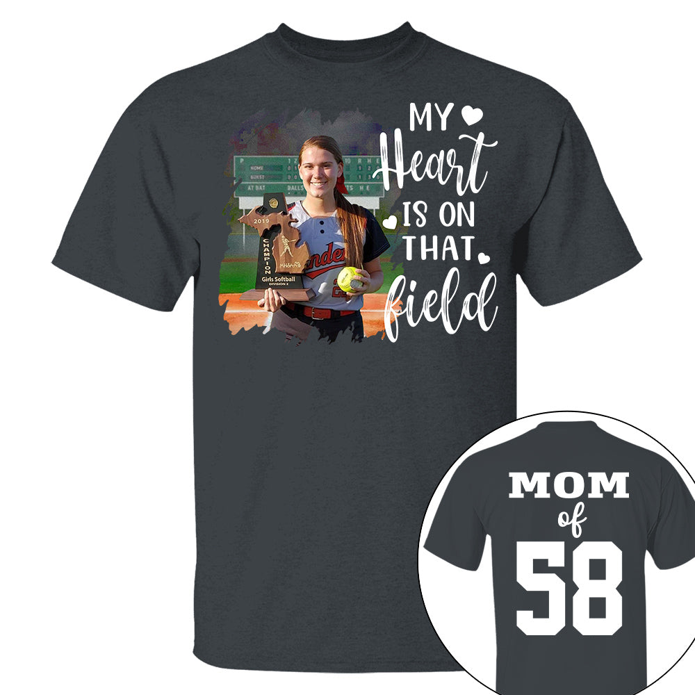 Custom Photo Softball GameDay Shirt Gift For Softball Lovers - Personalized Gift For Softball Player
