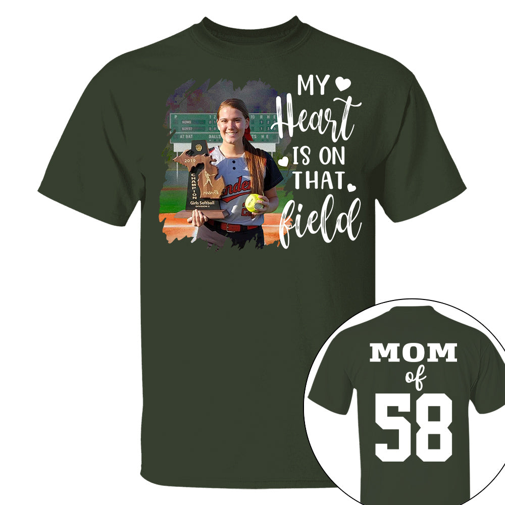 Custom Photo Softball GameDay Shirt Gift For Softball Lovers - Personalized Gift For Softball Player