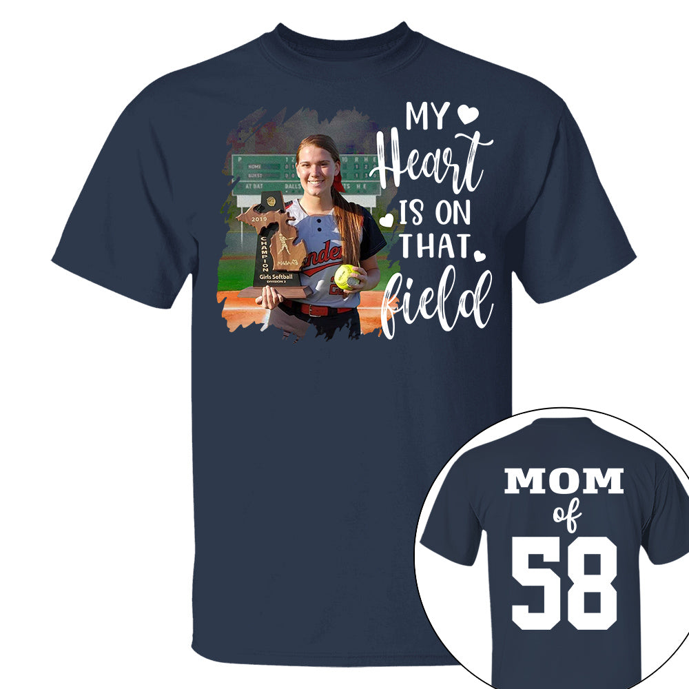 Custom Photo Softball GameDay Shirt Gift For Softball Lovers - Personalized Gift For Softball Player