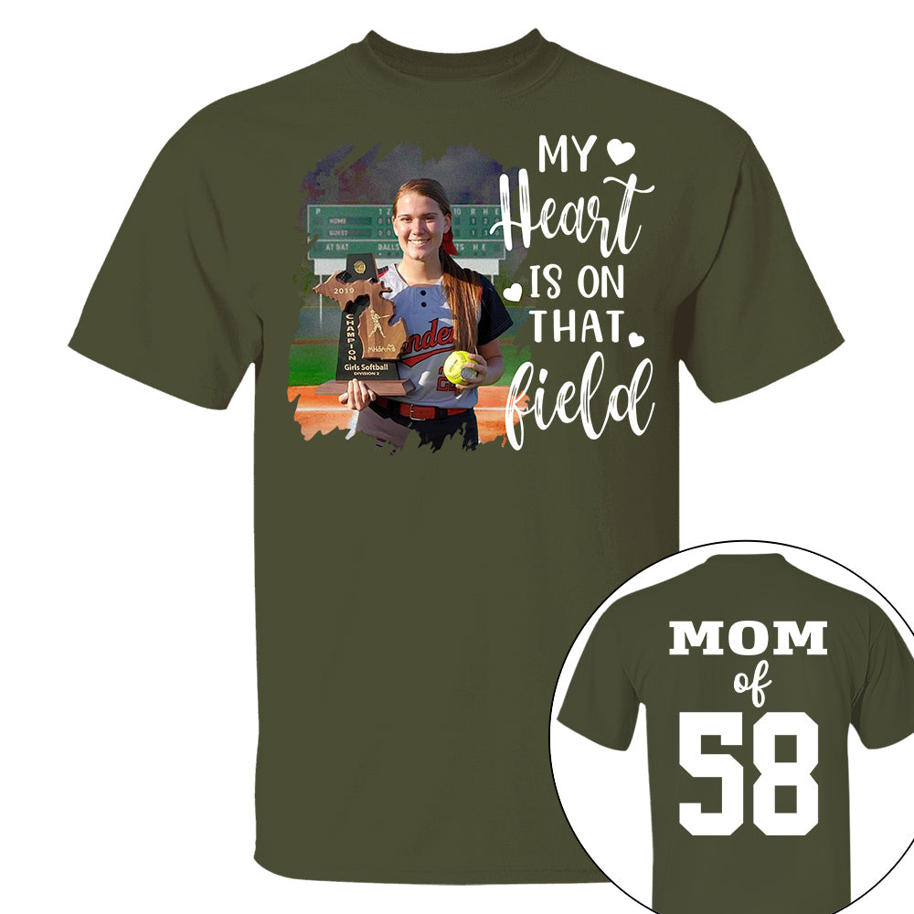Custom Photo Softball GameDay Shirt Gift For Softball Lovers - Personalized Gift For Softball Player