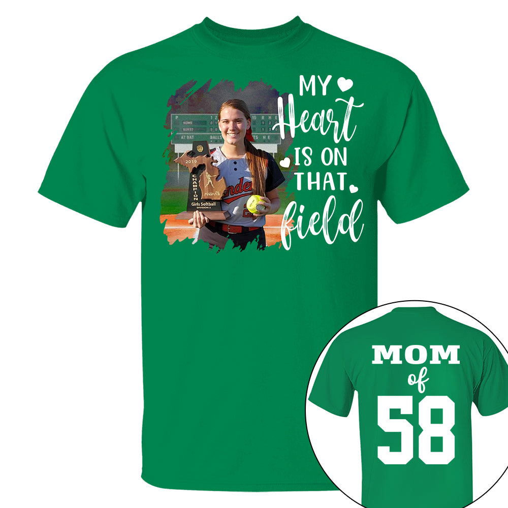 Custom Photo Softball GameDay Shirt Gift For Softball Lovers - Personalized Gift For Softball Player