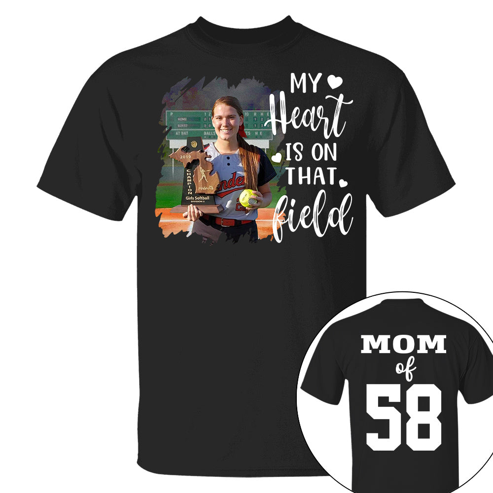 Custom Photo Softball GameDay Shirt Gift For Softball Lovers - Personalized Gift For Softball Player