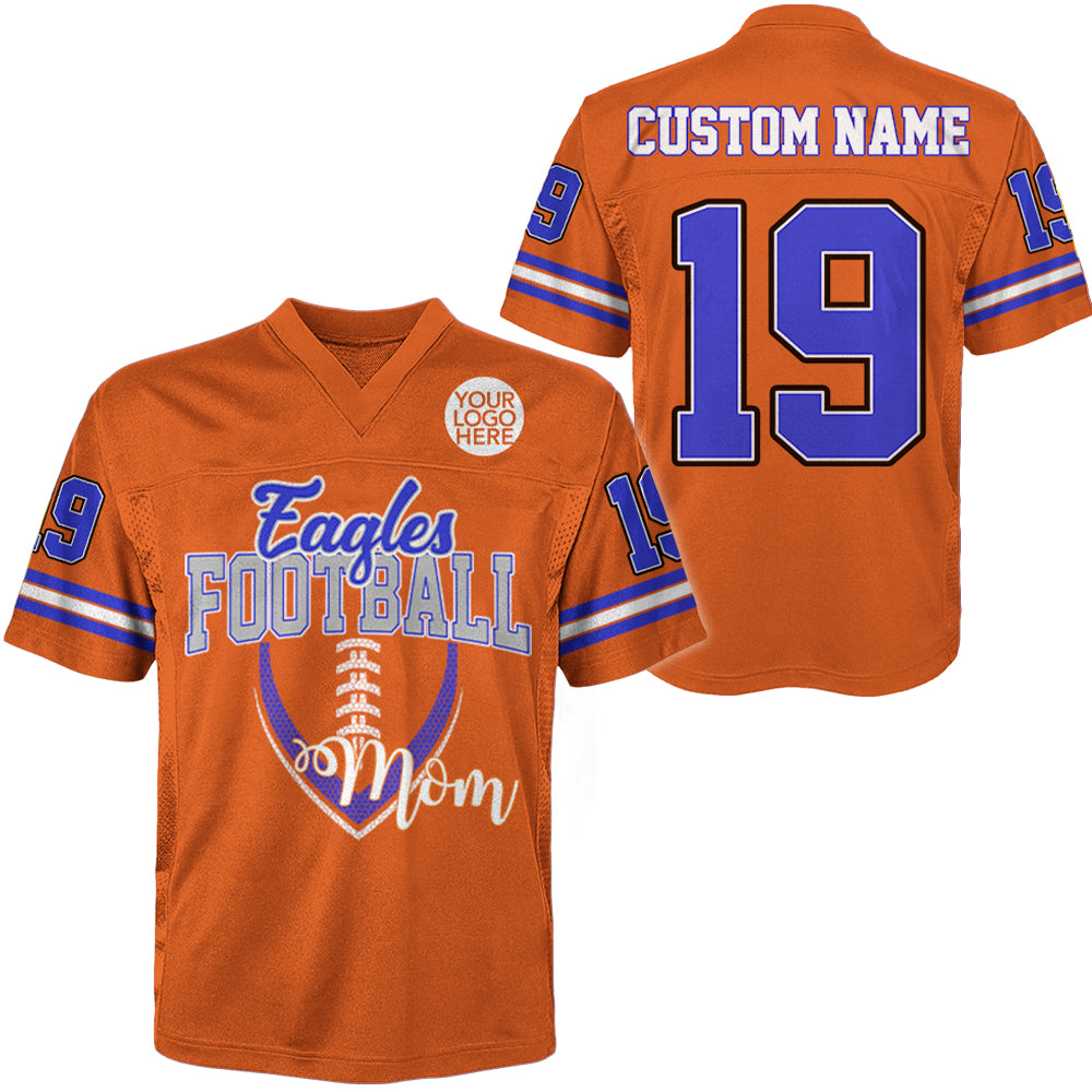 Personalized Jersey Football Mom Game Day Gift For Football Lovers Gift For Football Player K1702