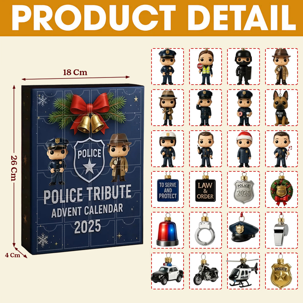 Police Christmas Advent Calendar For Police Hv01