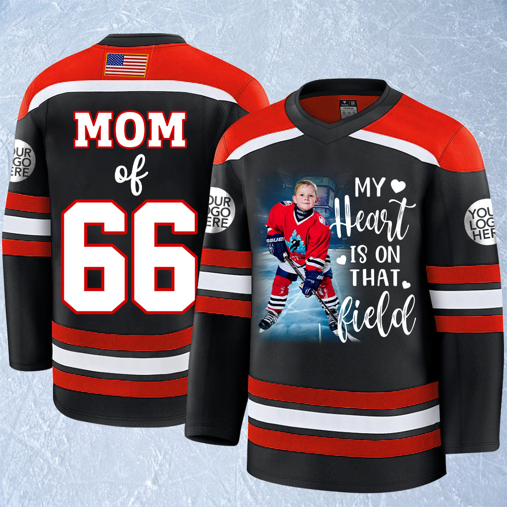 Custom Photo Ice Hockey Jersey Gift For Ice Hockey Lovers - Personalized Gift For Ice Hockey Player Tu20
