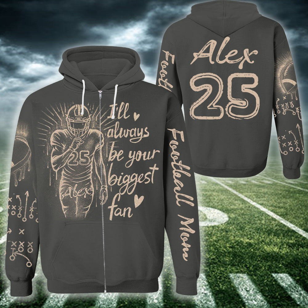 Behind Every Football Player Shirt - Personalized Shirt For Football Family Na02