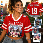 Custom Photo Cropped Football Jersey, Personalized Gift For Football Family A2110 Hv01