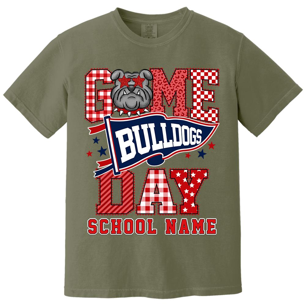 Custom School Mascot Game Day Shirt , School Spirit L0411 Hv01