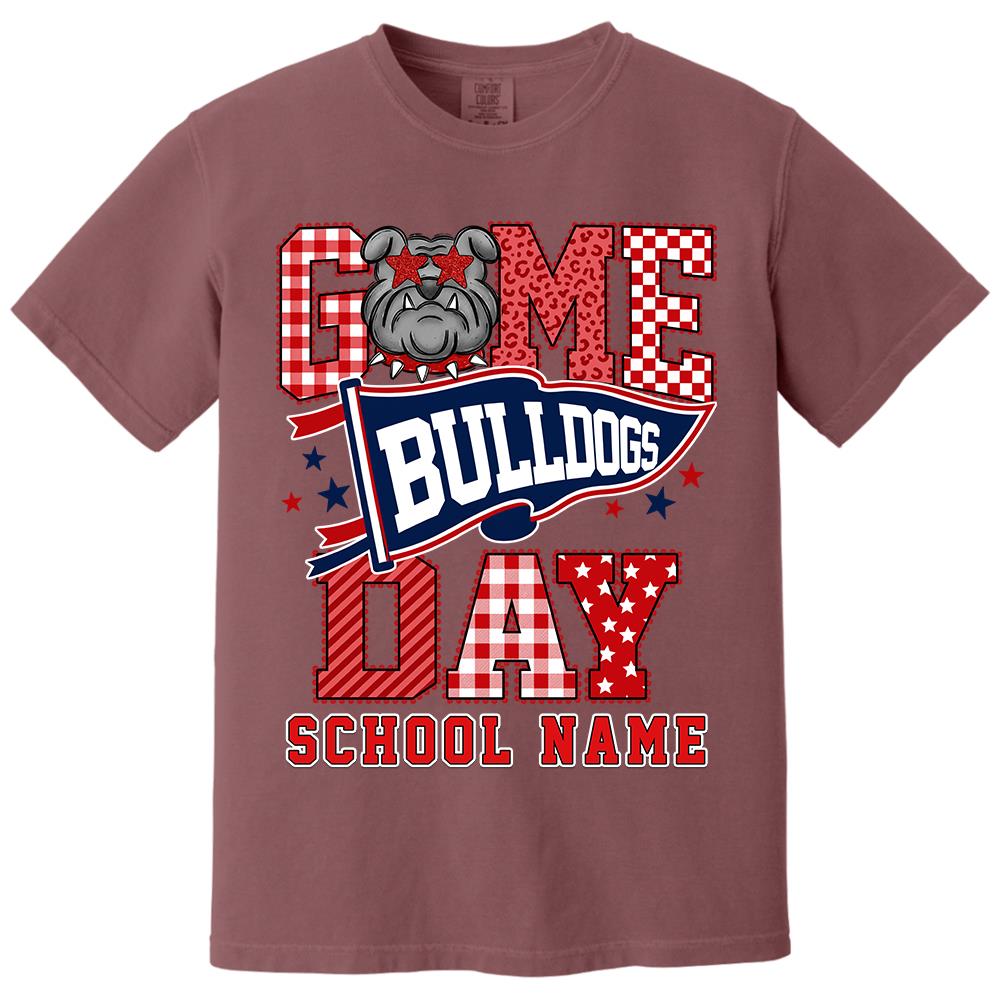 Custom School Mascot Game Day Shirt , School Spirit L0411 Hv01