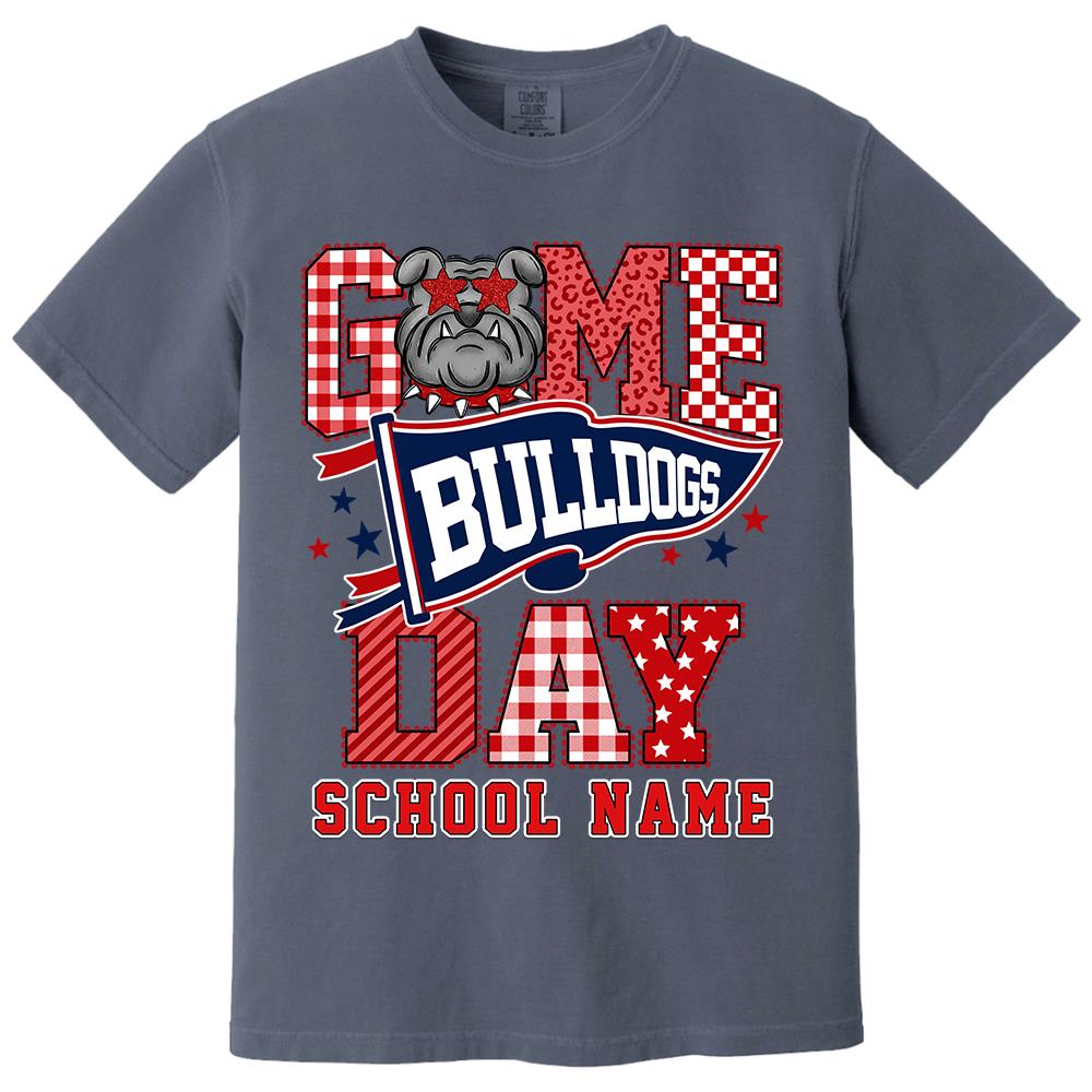 Custom School Mascot Game Day Shirt , School Spirit L0411 Hv01