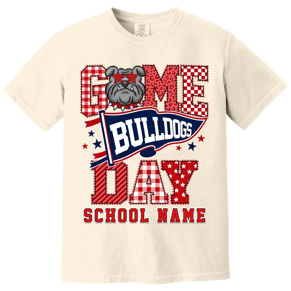 Custom School Mascot Game Day Shirt , School Spirit L0411 Hv01