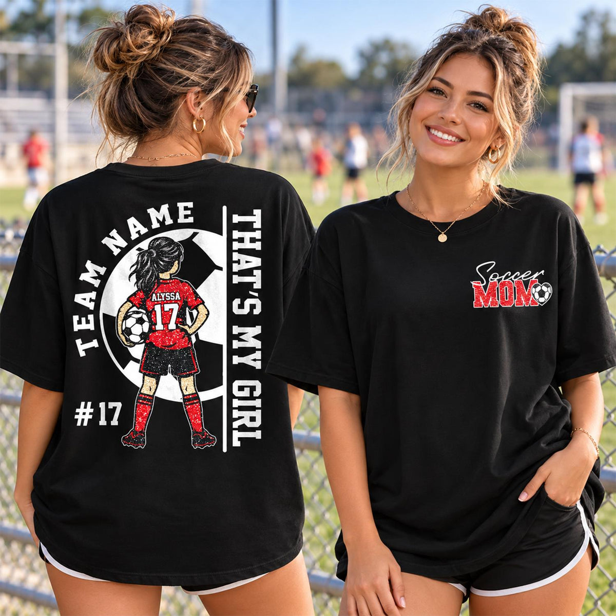 Personalized That’s My Girl Soccer Shirt, Custom Player Name & Number T-Shirt, Soccer Mom Gift Na02 Hv01 DH09