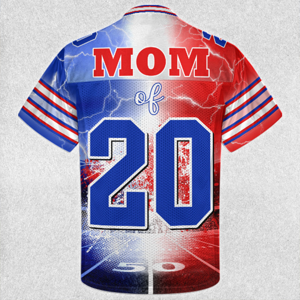 Personalized Football Jersey Game Day Gift For Football Lovers - Custom Photo Gift For Football Family H2511