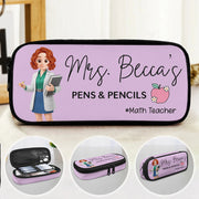 Custom Teachers Name Personalized Pencil Case Gift For Teacher Tu24 Hv01