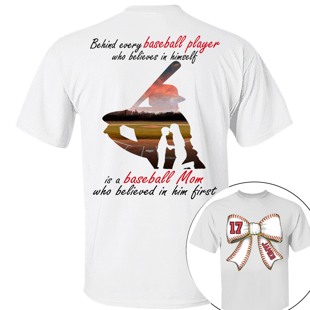 Baseball Mom Shirt, Personalized Baseball Shirt, Gift For Baseball Lover A2110 Nh00