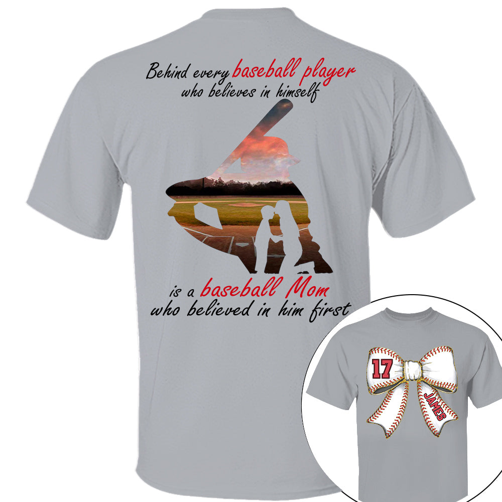 Baseball Mom Shirt, Personalized Baseball Shirt, Gift For Baseball Lover A2110 Nh00